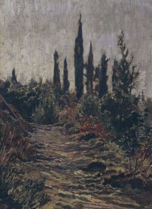 Viottolo Con Cipressi