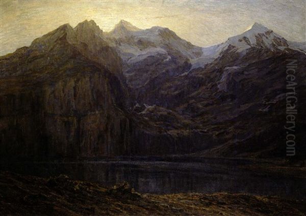 Lago Escienenstech Handestach, Svizzera - view 1