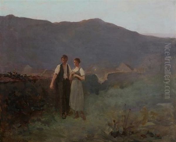 Couple On Outskirts Of Village - view 1