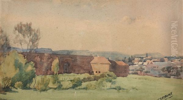 Landscape With Houses Beyond - view 1