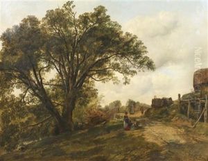 Country Scene by Thomas Creswick