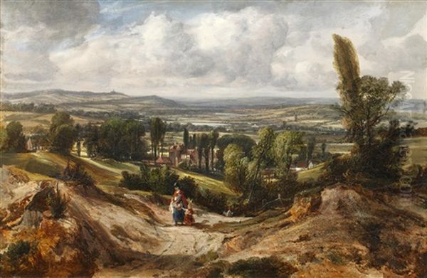 Woman And Child In A Landscape - view 1