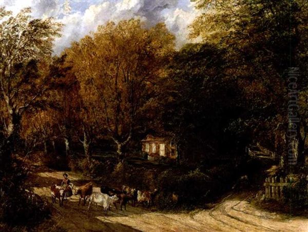 An English Lane - view 1
