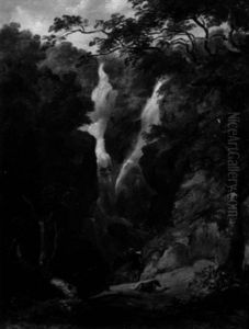 Maler In Der Felsenschlucht