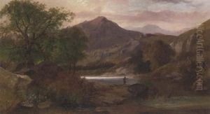 An Angler In An Extensive Landscape An Angler In An Extensive Landscape