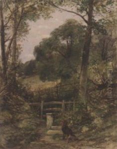 A Dog At A Stile