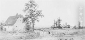 Near Sevenoaks, Kent by Thomas Creswick