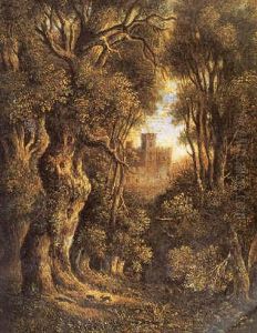 Castillo Entre Arboles by Thomas Creswick