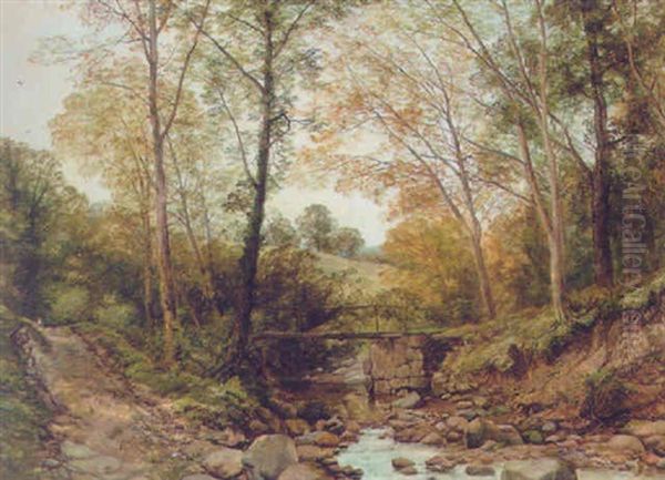 A Tranquil Stream, Surrey - view 1