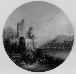 A Castle On The Banks Of A Lake A Castle On The Banks Of A Lake