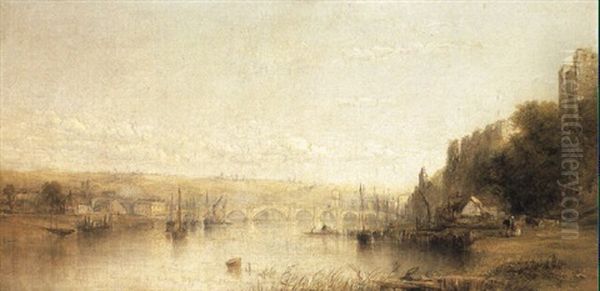 Extensive View Of Old Rochester Bridge - view 1