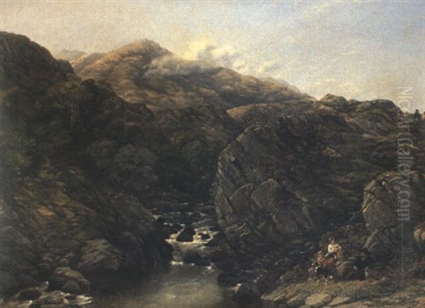 Morning In A Welsh Valley - view 1