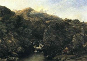 Morning In A Welsh Valley by Thomas Creswick