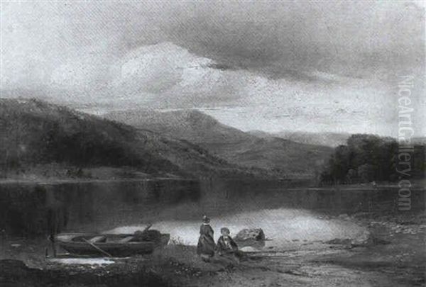 Grasmere Lake, Cumberland - view 1