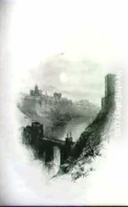 A View Of Toledo At Dusk by Thomas Creswick