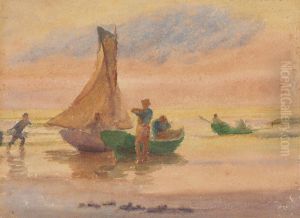 Sunset Glow: A Double-sided Work by Thomas Pollock Anschutz