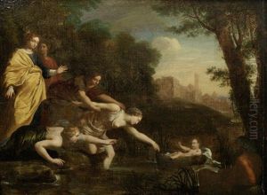 The Finding Of Moses by Donato Creti
