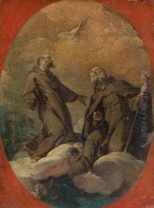 Saint Vincent De Paule Et Un Autre Saint
