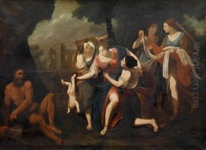 Thetis Taucht Ihren Sohn Achilles In Das Wasser Des Styx