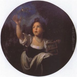 Jeune Fille Rendant A Son Oiseau La Liberte by Donato Creti
