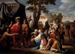 The Family Of Darius Before Alexander The Great by Donato Creti