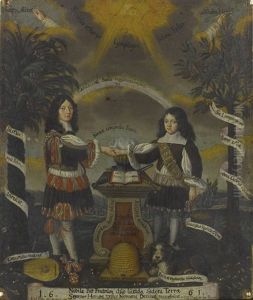 Allegorical Portrait Of The Brothers Phillip Albert And Wilhelm Heinrich Von Limpurg