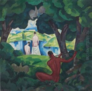 Bathers by Rene Crevel