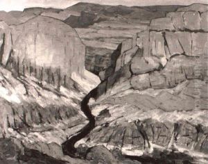 Arizona Desert Landscape by Theodore Morrow Criley
