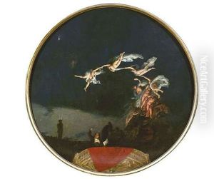 Gioacchino Rossini, In Einer Loge Stehend, Dirigiert Von Musen Inspiriert Seine Werke by Pasquale di Criscito