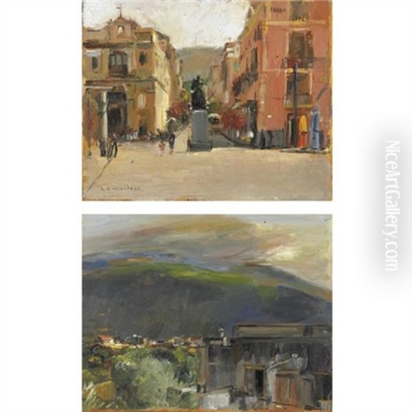 Piazza Di Sorrento (+ Meta Di Sorrento; Pair) - view 1