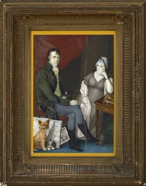 An Artist, His Mother And A Dog - view 1