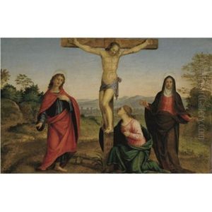 Crucifixion by Francesco di Cristofano