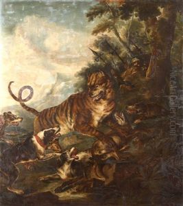 Caccia Alla Tigre by Angelo Maria (Crivellone) Crivelli
