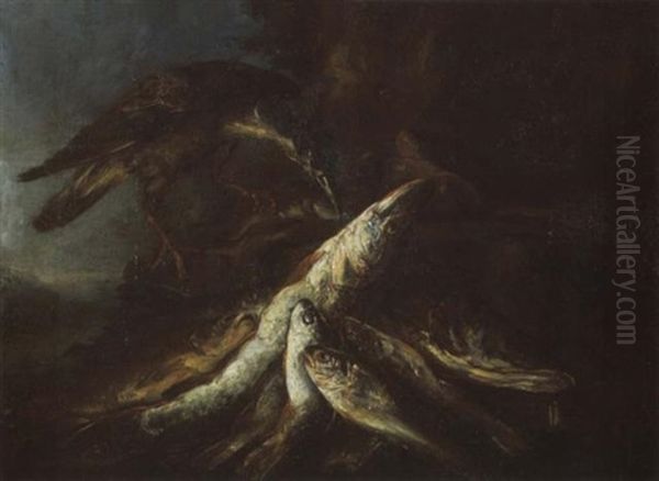 Oiseaux Picorant Des Poissons - view 1