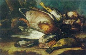 Dead Birds In A Landscape by Carlo Crivelli