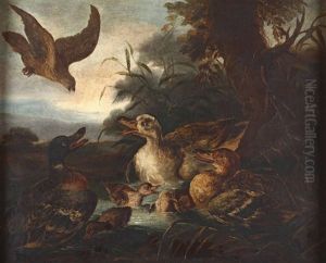 Coppia Di Paesaggi Con Animali Da Cortile by Giovanni (Crivellino) Crivelli