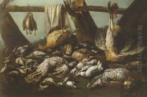 Nature Morte Aux Oiseaux by Giovanni (Crivellino) Crivelli