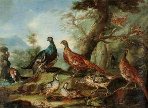 Game Birds In A Landscape With Washerwomen Beyond Game Birds In A Landscape With Washerwomen Beyond
