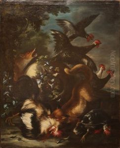 Les Renards Dans Le Poulailler by Jacopo.. Crivelli