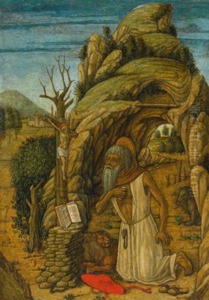 Saint Jerome In The Desert - view 1