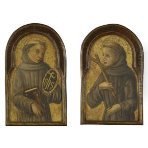 San Bernardino (+ A Franciscan Monk; Pair) San Bernardino (+ A Franciscan Monk; Pair)