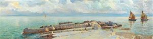 Coastal Landscape by Menci Clemens Crncic