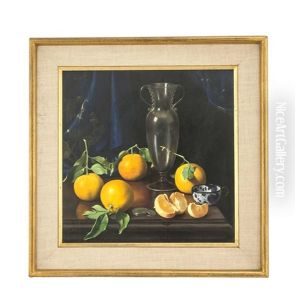Stillleben Mit Orangen by Bruno Croatto