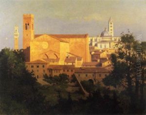 Veduta Di Siena, 1941 by Bruno Croatto