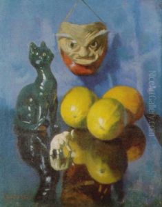 Natura Morta Con Maschera by Bruno Croatto