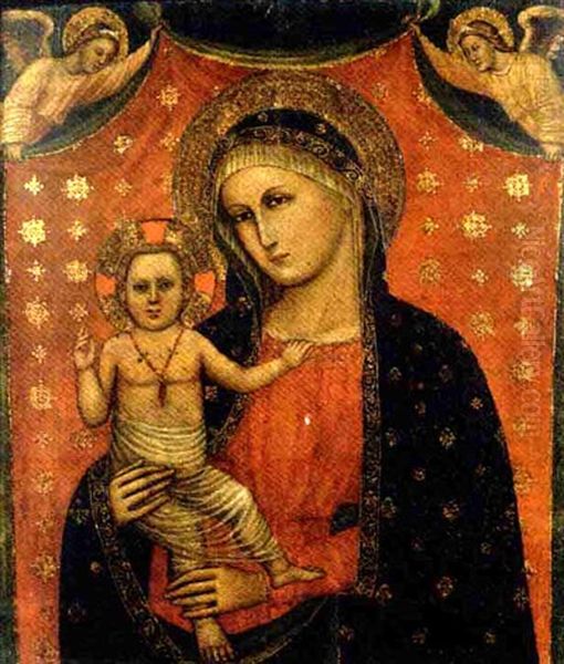 Madonna Con Bambino E Due Angeli - view 1