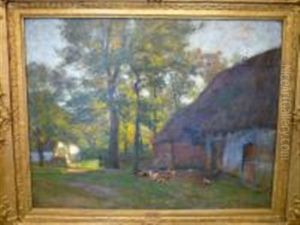 Cour De Ferme Et Basse Cour