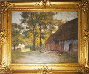 Cour De Ferme Et Basse Cour