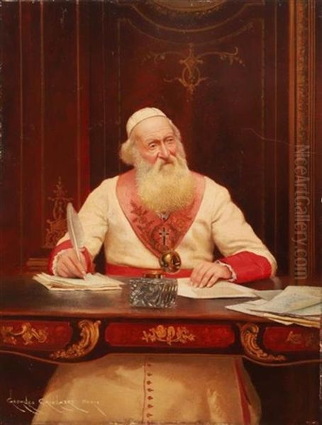 Ecclesiastique Prenant Des Notes - view 1
