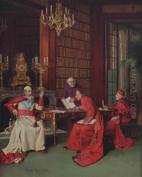 A Russian Patriarch Visiting Cardinals - view 1